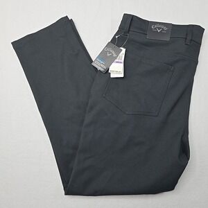 Callaway Performance 5-Pocket Golf Dress Casual Moisture Wick 38x30 Black‎ Sport